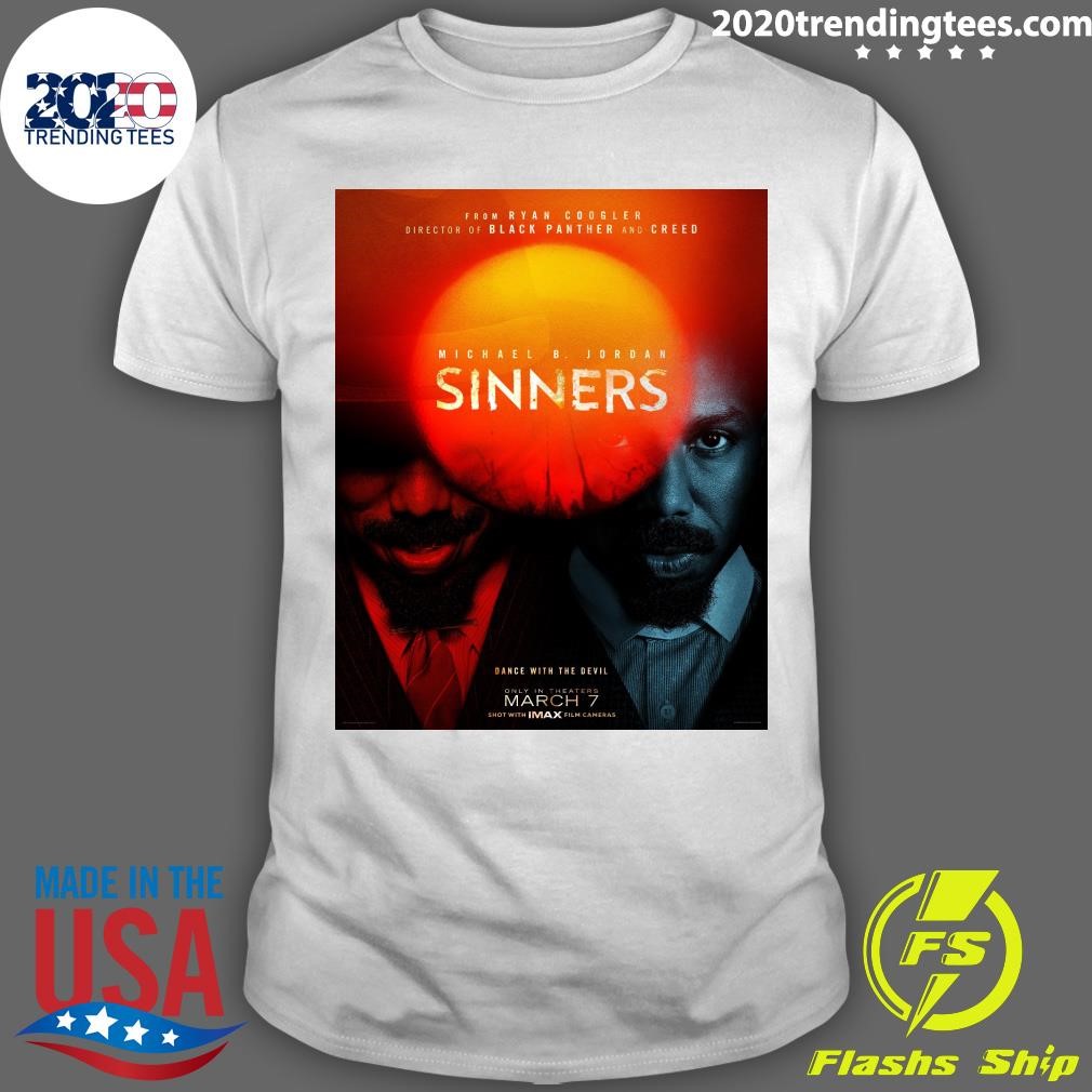 Top From Ryan Coogler Director Of Black Panther Creed Michael Jordan Sinners T-shirt