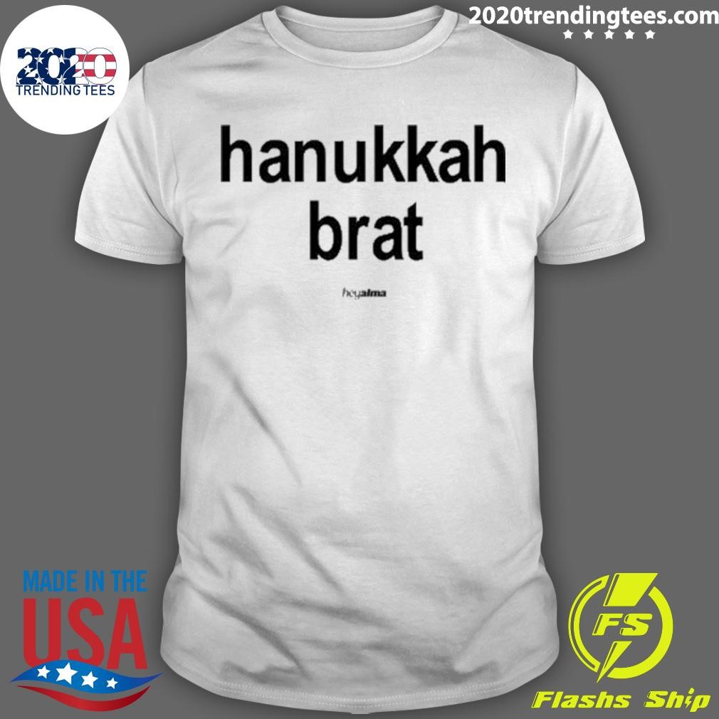 Top Limted Hanukkah Brat T-shirt