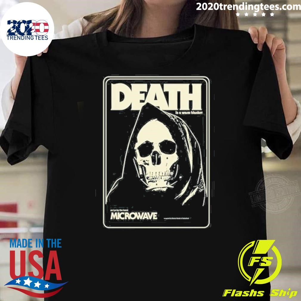 Top Microwave Death Skull T-shirt