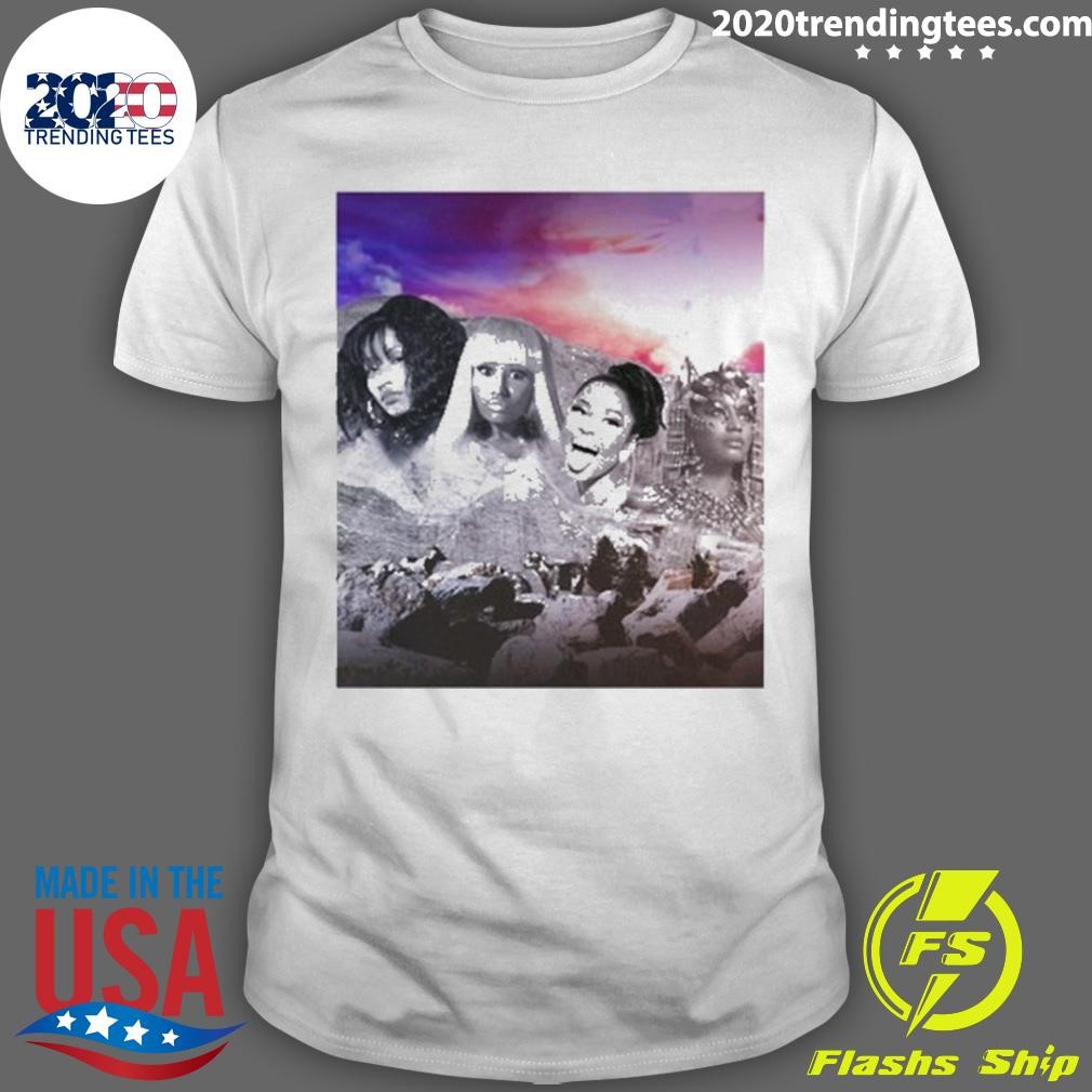 Top My Female Rap Mount Rushmore Tee T-shirt