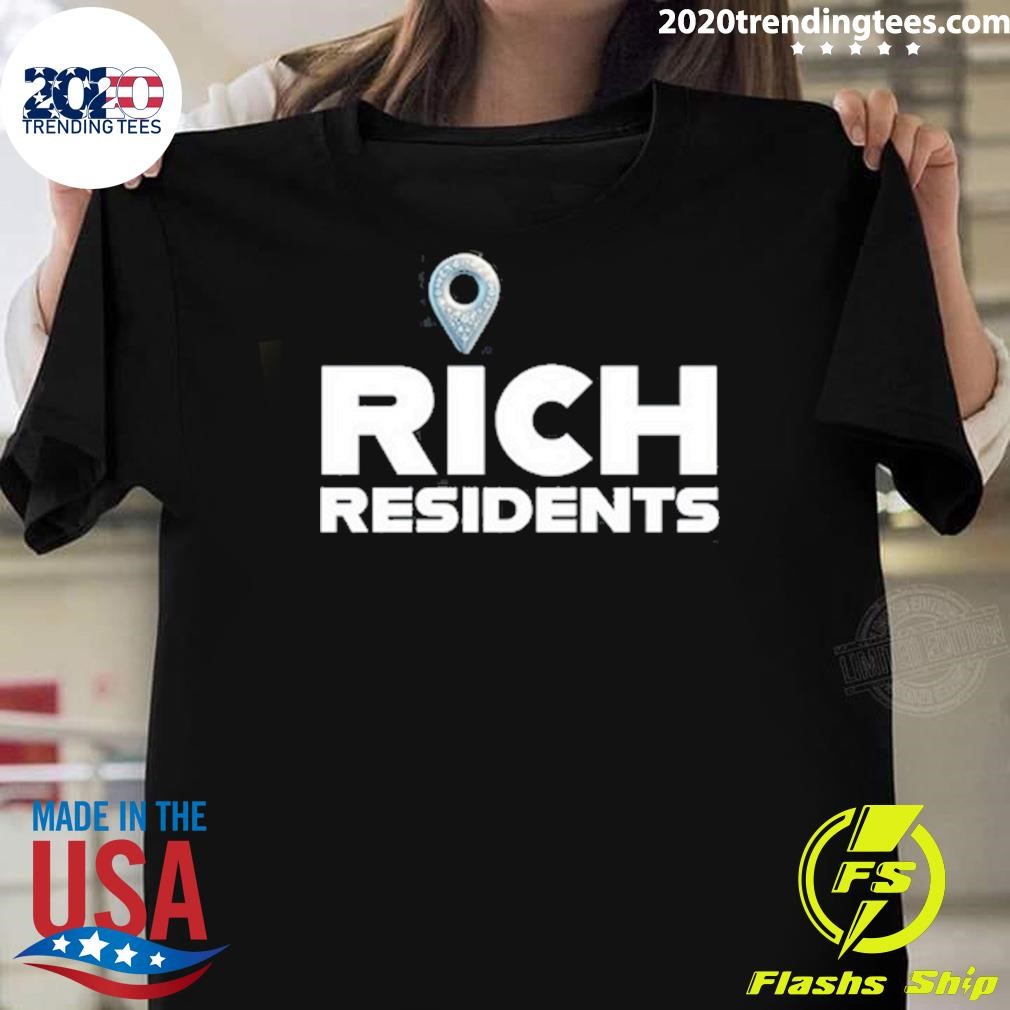 Top Rich Residents Oversized 2025 T-shirt