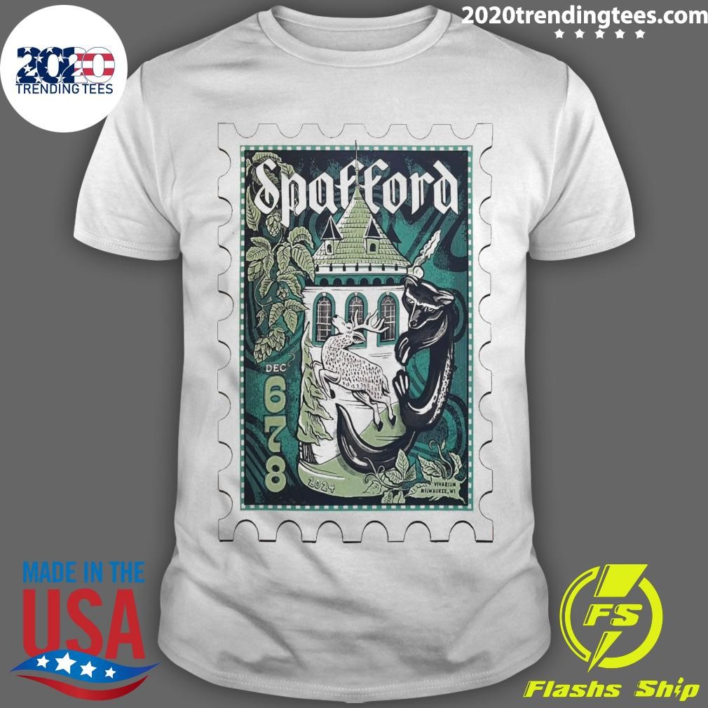 Top Spafford Dec 6-8 2024 Vivarium Milwaukee WI T-shirt