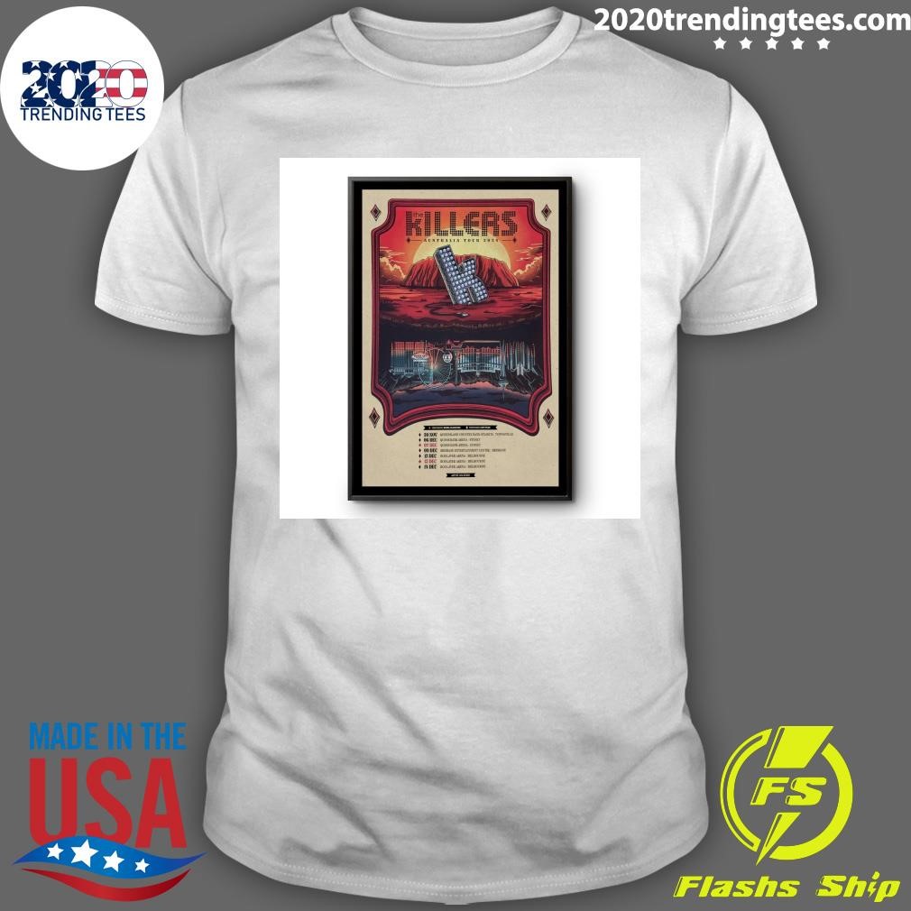 Top The Killers Australia Tour 2025 Shirt