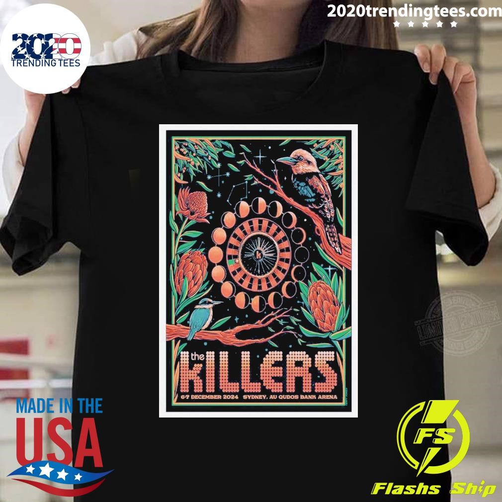 Top The Killers Qudos Bank Arena in Sydney Australia Dec 6-7 2024 T-shirt