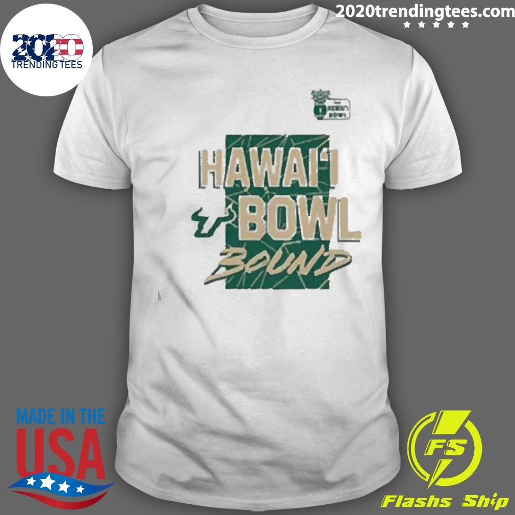 Top University of South Florida Football 2024 Hawai’i Bowl Bound T-Shirt