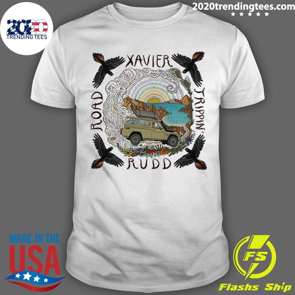 Top Xavier Rudd Road Trippin' Sandstone New 2025 T-shirt