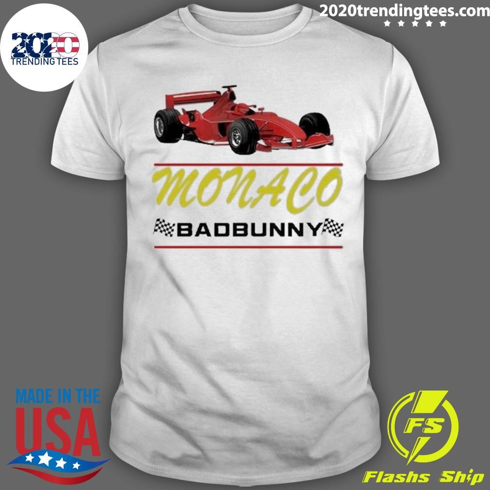 Awesome Most Wanted Tour Monaco Race Car Tour Dates T-shirt