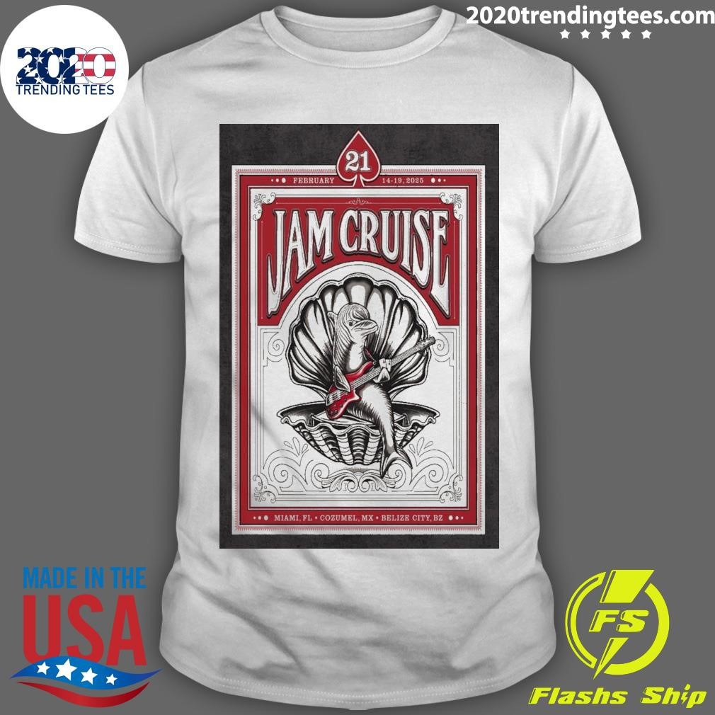 Best Jam Cruise 21 Feb 14-19 2025 Fall Tour T-shirt