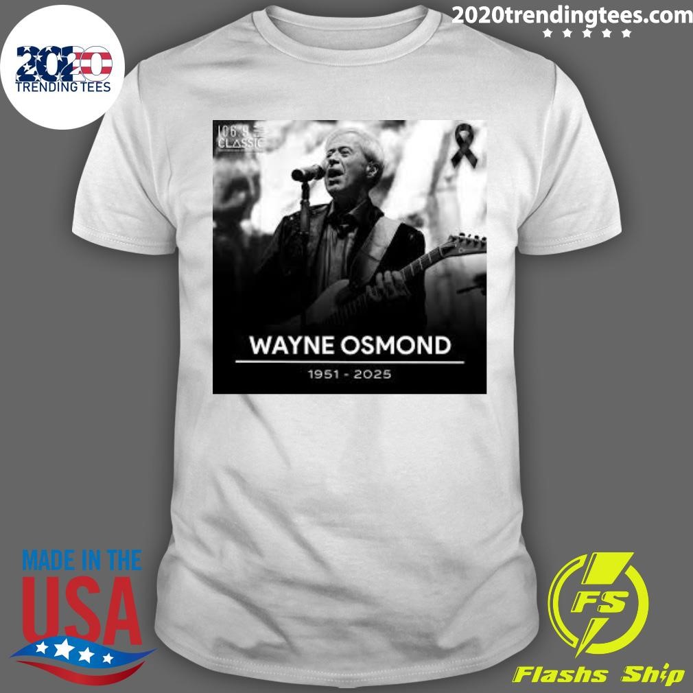 Nice Rip Wayne Osmond 1951-2025 T-shirt