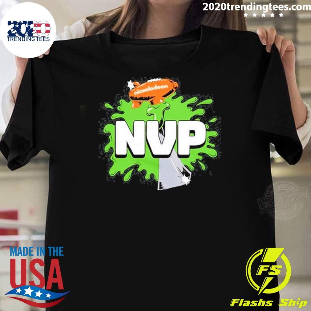 Official Joe Burrow Wearing Nickelodeon Nvp T-shirt