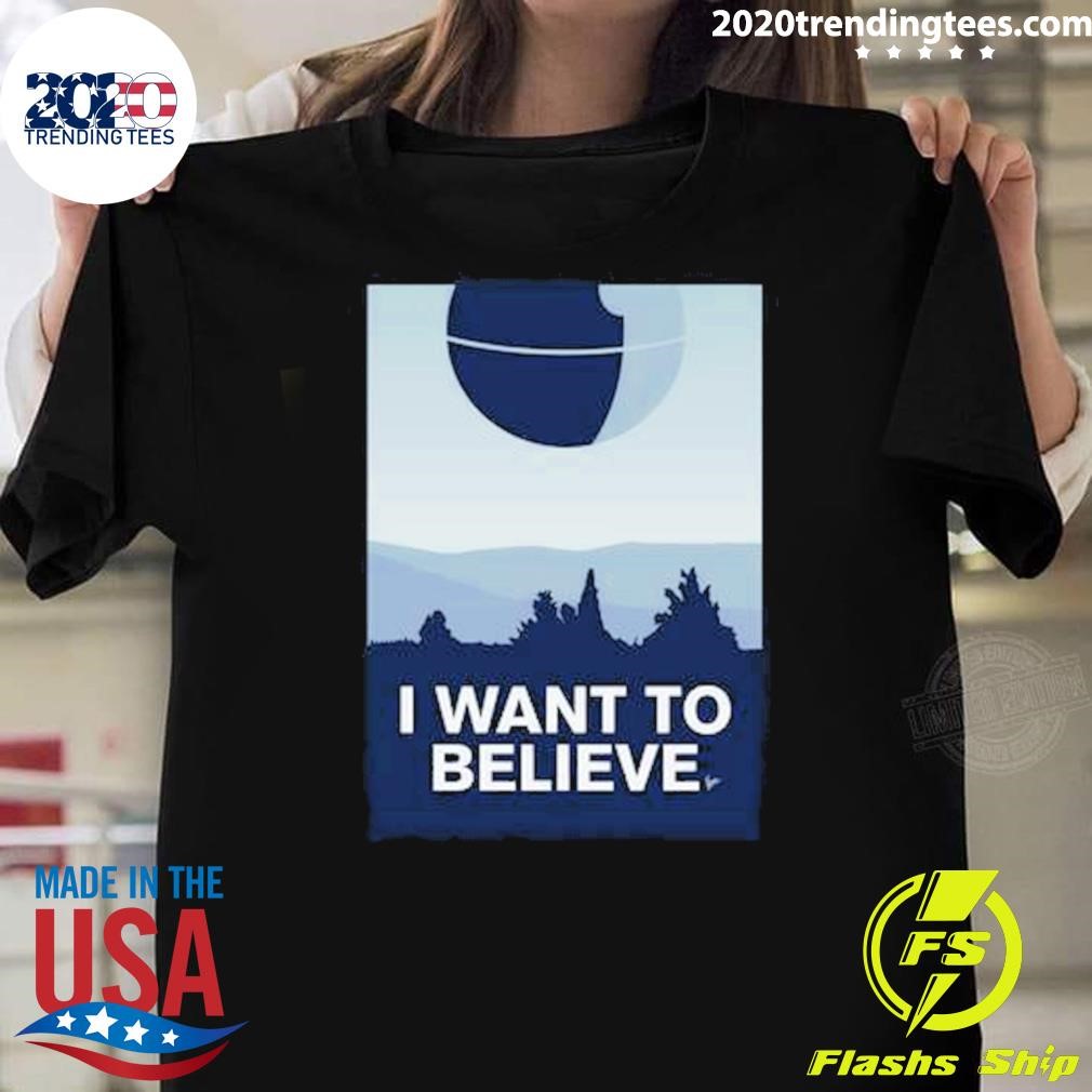 Original My I Want To Believe Minimal T-shirt