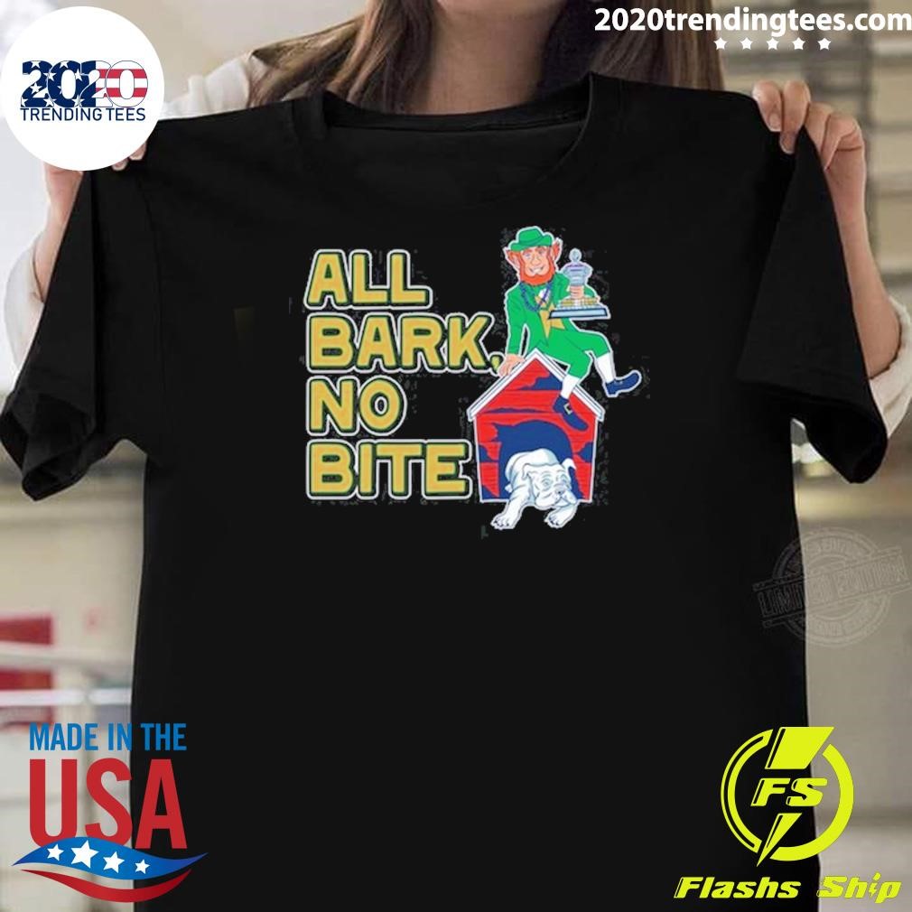 Original The Dogs To The Semifinalsl Irish All Bark No Bite T-shirt