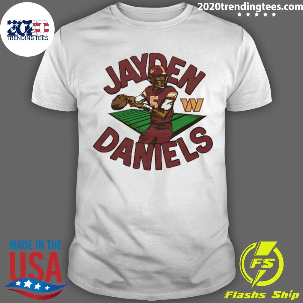 Original Washington Commanders Jayden Daniels T-shirt