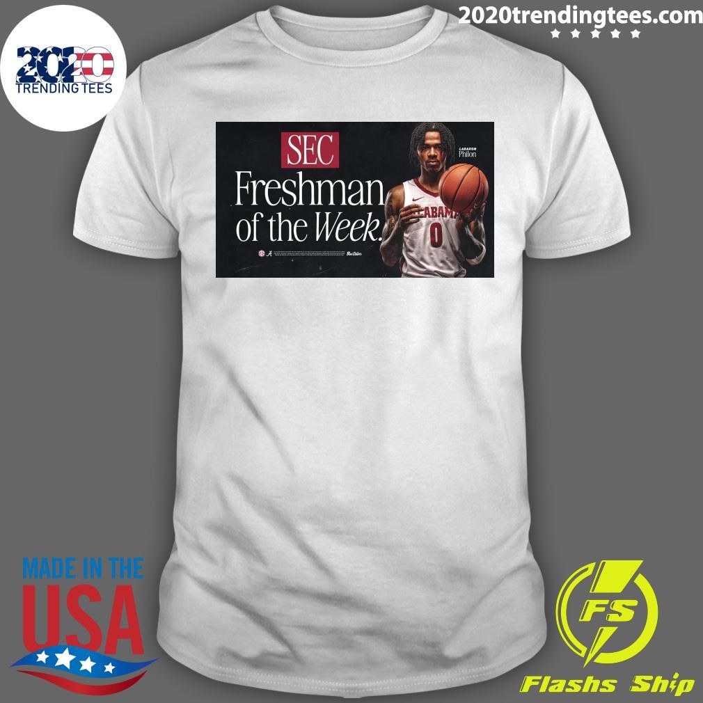 Premium Labaron Philon Named SEC Freshman of the Week T-shirt