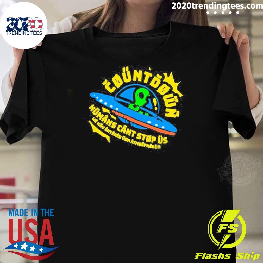 Top Insomniac Countdown UFO Crewneck 2025 T-shirt