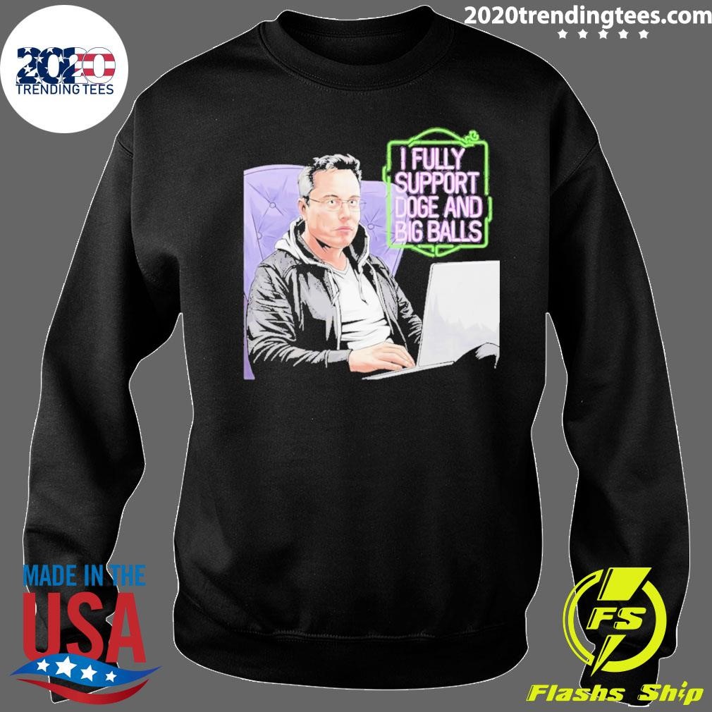 Awesome I Support Doge And Big Balls Elon Musk T-Shirt - 2020 Trending Tees