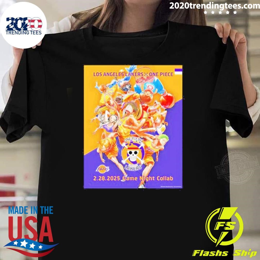 Lakers × ONE PIECE コラボTシャツ ONE PIECE LAKERS COLLAB T SHIRT AND POSTER SET | eBay