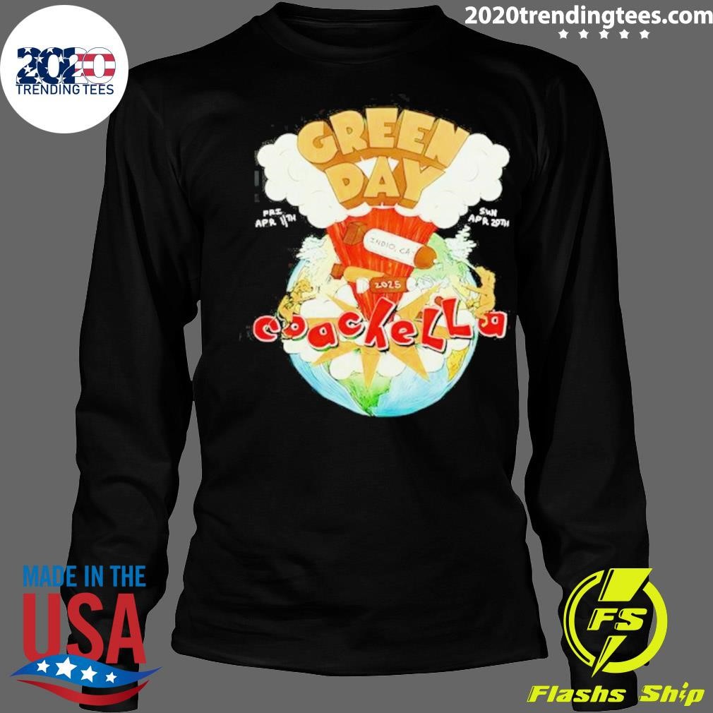 Green Day COACHELLA コーチェラ グリーンデイ Tシャツ L Best Green Day Coachella 2025 Tee T-shirt - 2020 Trending Tees