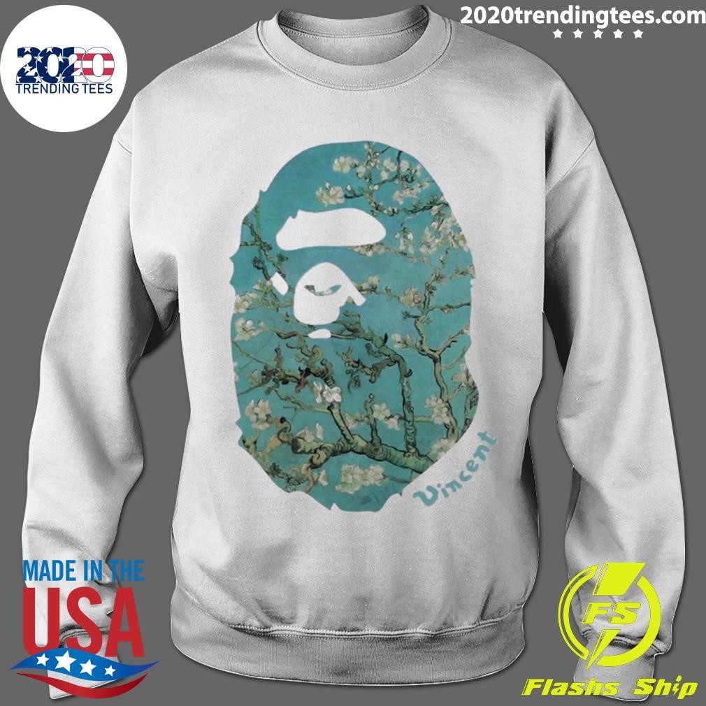 トップス XL BAPE X VGM APE HEAD CANVAS ART TEE BAPE X VGM 】APE HEAD CANVAS ART TEE | bape.com