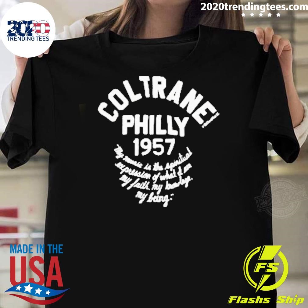 トップス NICENESS COLTRANE Nice John Coltrane Coltrane Philly 1957 T-Shirt - 2020