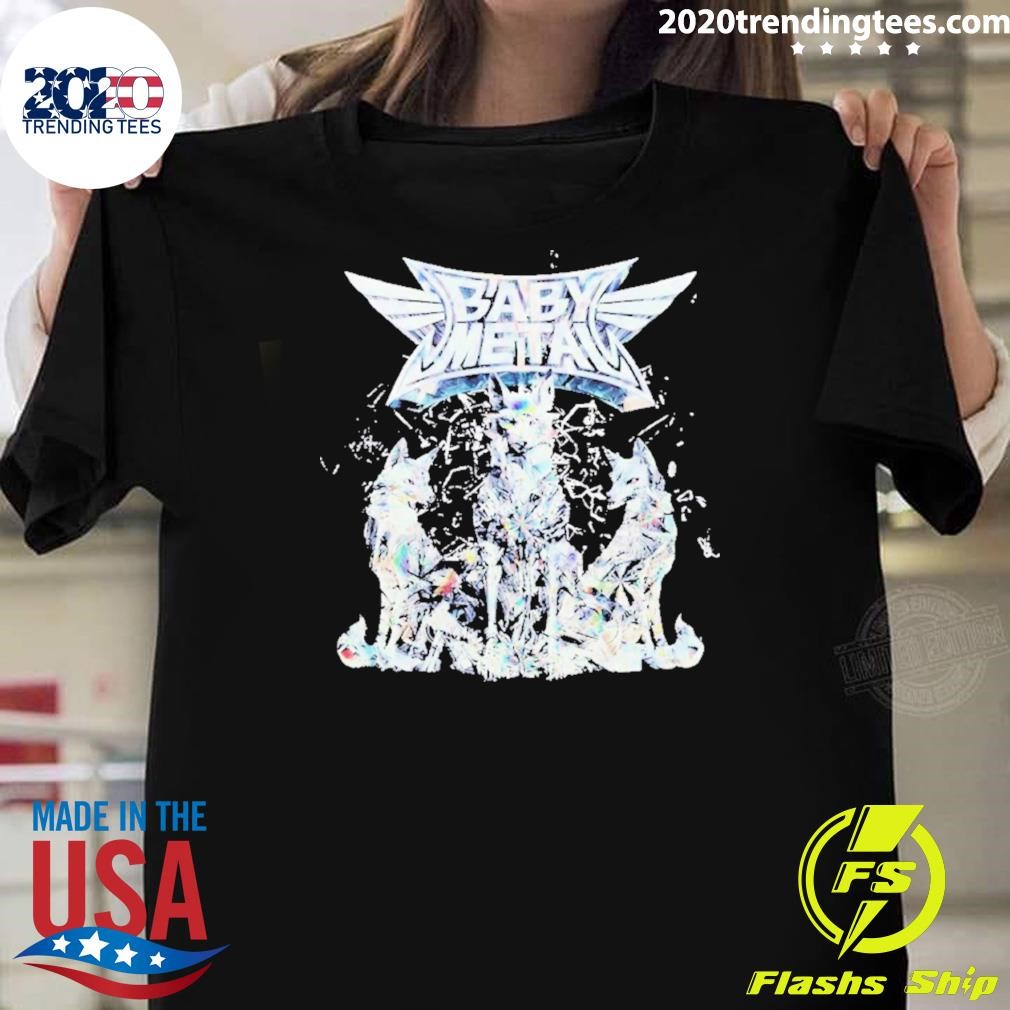 Original Babymetal Metal Forth Foxes Artwork 2025 T-Shirt