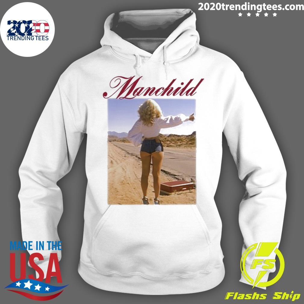 Top Sabrina Carpenter Manchild Photo Tee T-shirt - 2020