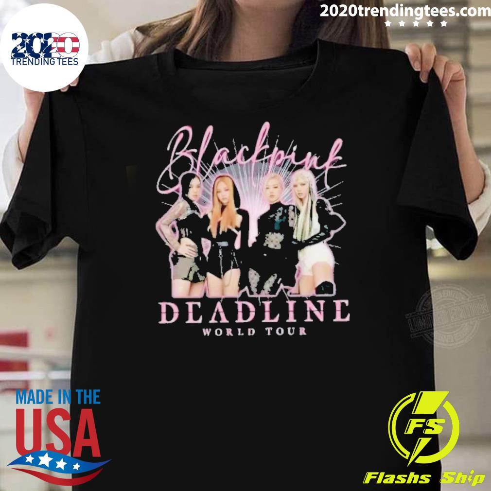 BLACKPINK - BLACKPINKTシャツ　ハートロゴ　ショート　DEADLINEワールドツアー BLACKPINK - BLACKPINKTシャツ ハートロゴ ショート DEADLINE