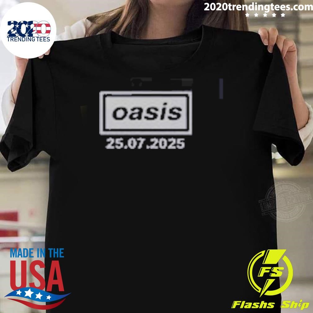 Best Oasis Live 25 London Event Tee At Wembley Stadium On
