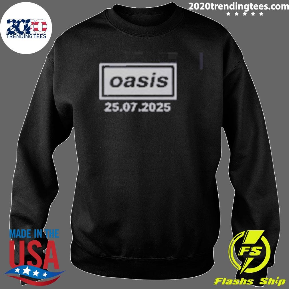 Best Oasis Live 25 London Event Tee At Wembley Stadium On July 25