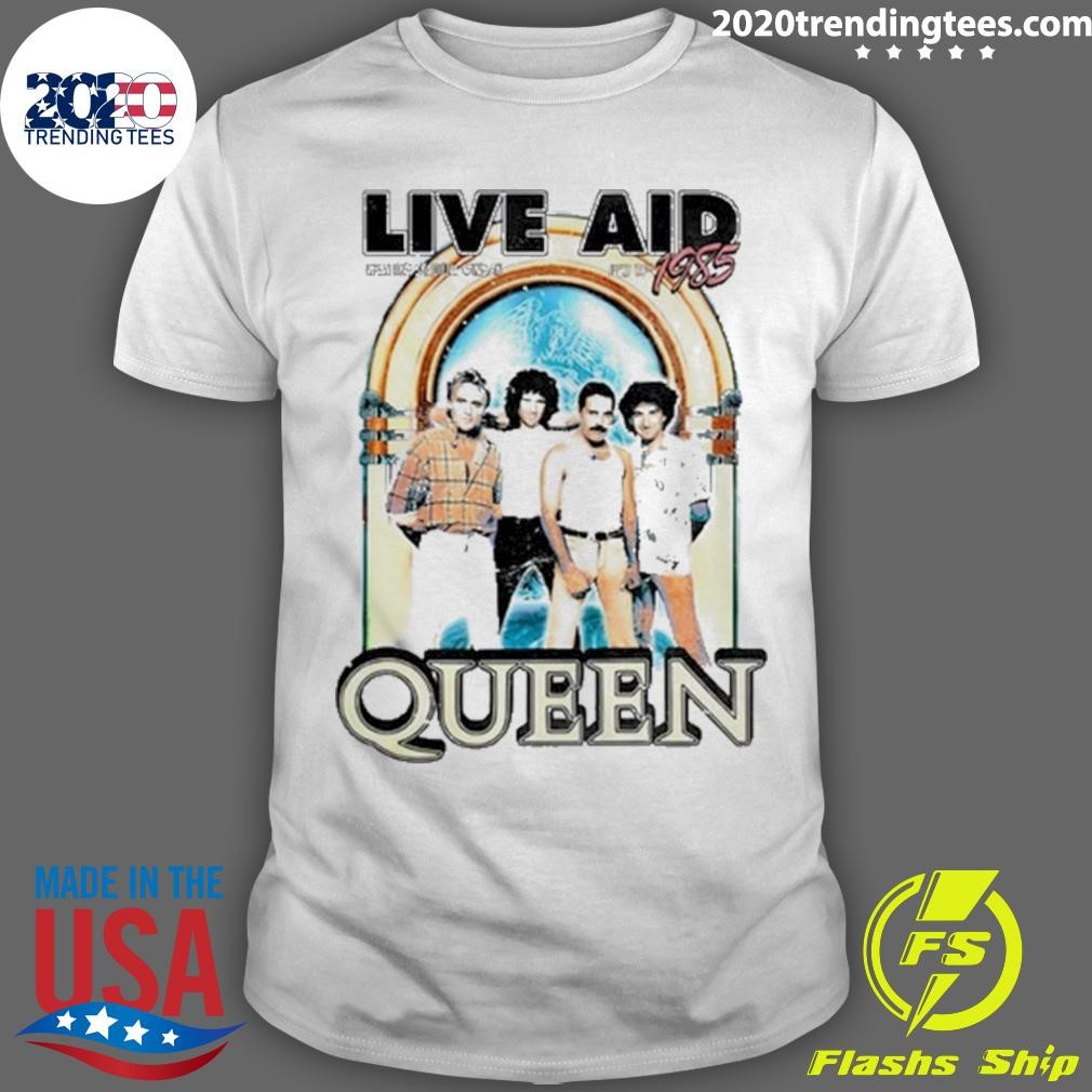 Original Queen Live AID 1985 Tee T-Shirt - 2020 Trending Tees