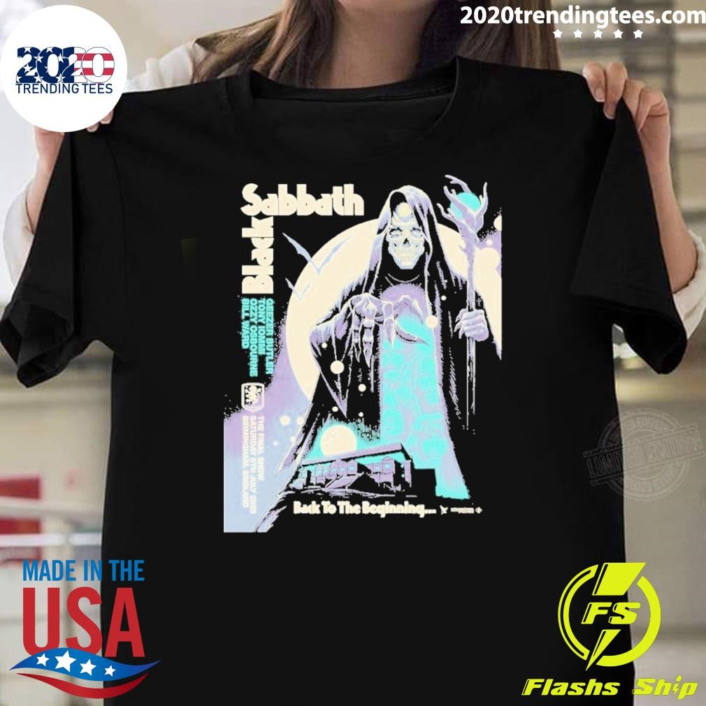 Premium Back To The Beginning Sabbath Skeleton 2025 T-Shirt