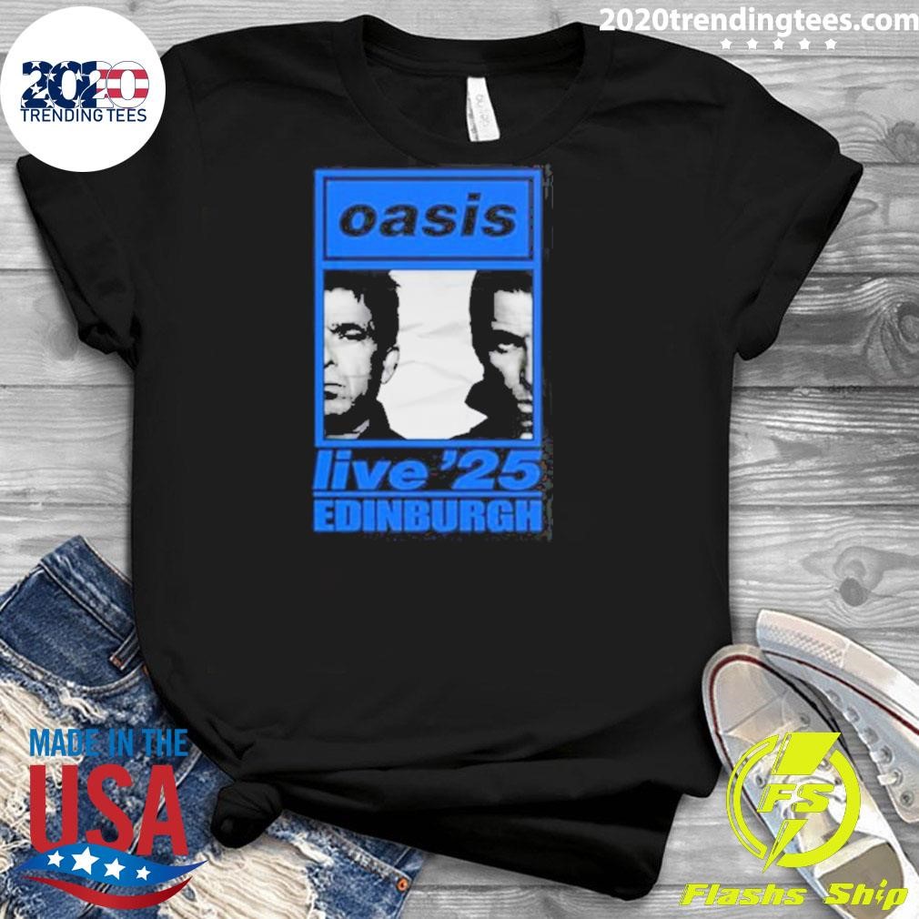 Original Oasis Live 25 Edinburgh Merch At Scottish Gas