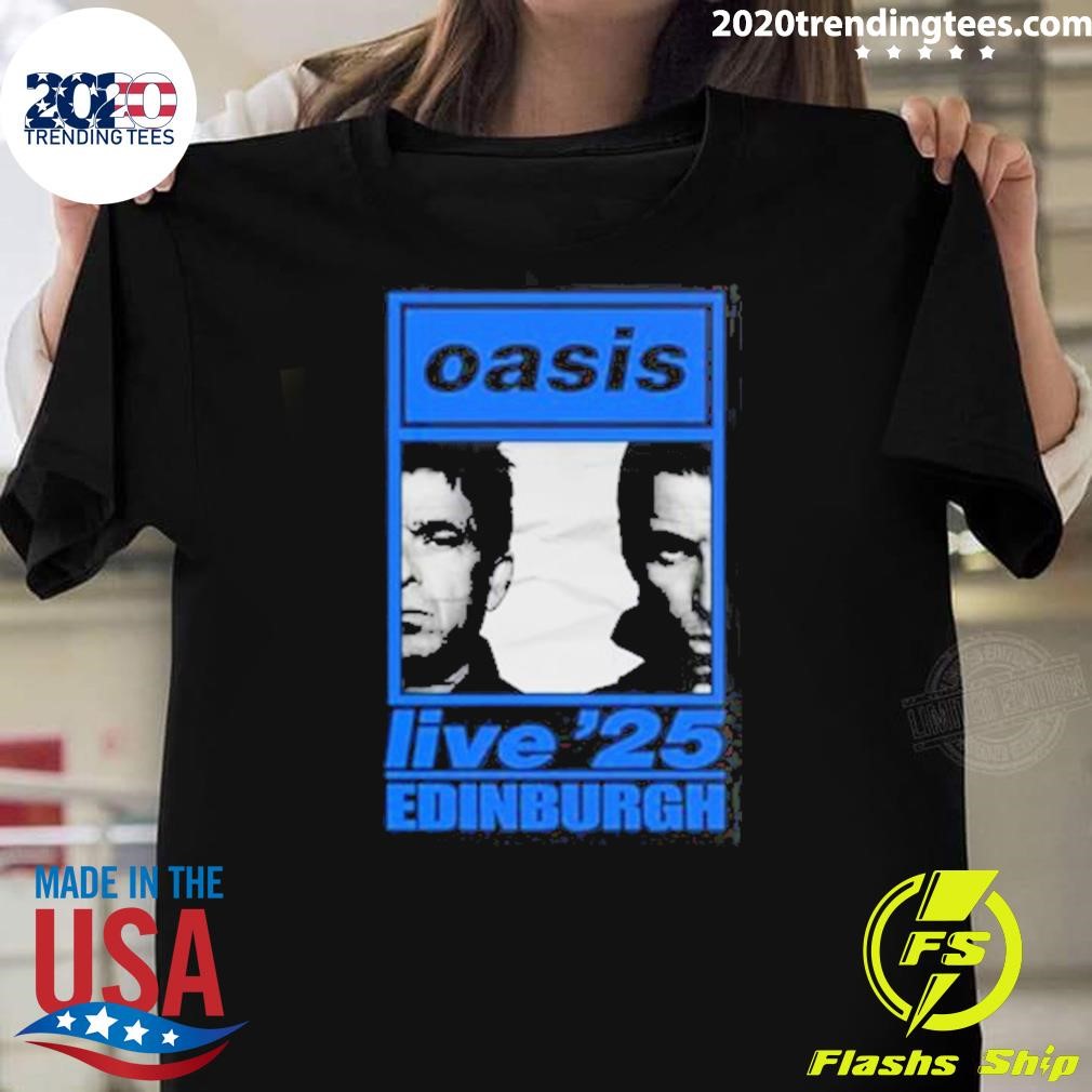Original Oasis Live 25 Edinburgh Merch At Scottish Gas