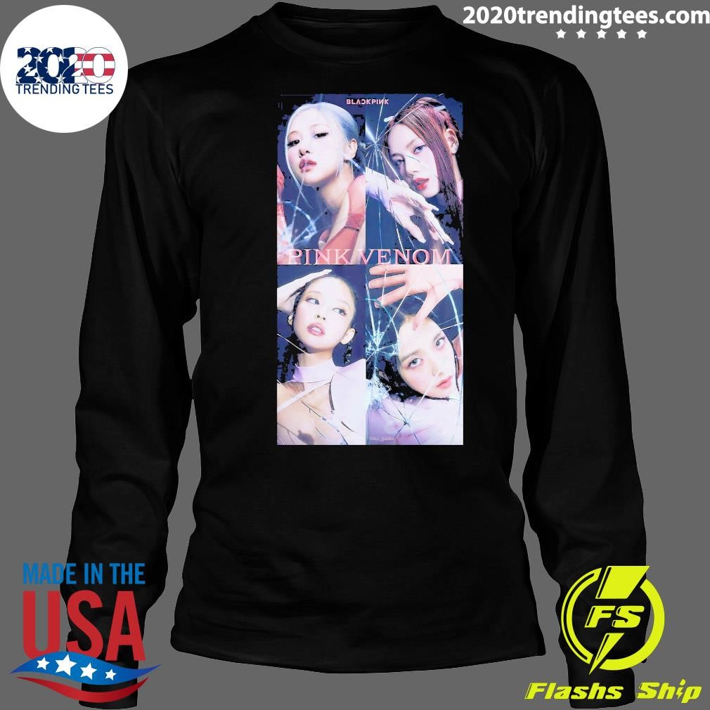 BLACKPINK PINK VENOM ロングスリーブTシャツ Lサイズ BLACKPINK Unisex Official Merchandise Pink Venom Portrait