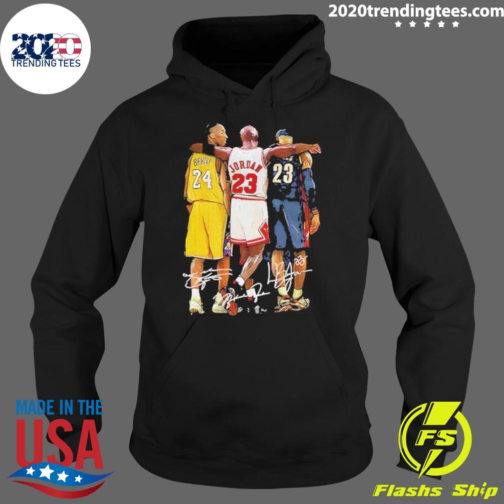 kobe bryant michael jordan lebron james hoodie