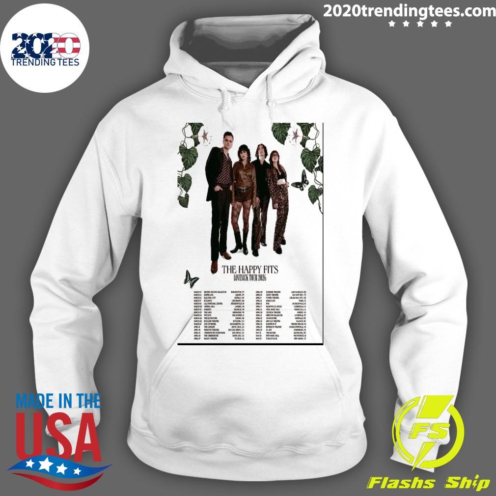 Top The Happy Fits Lovesick Tour 2026 T-Shirt - 2020 Trending Tees