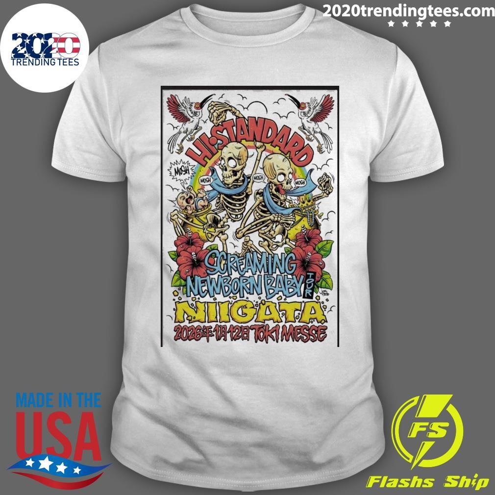 Awesome Hi-Standard January 12 2026 Niigata Japan T-shirt - 2020