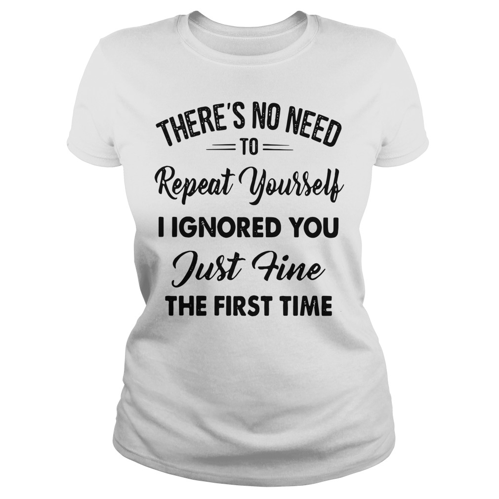 i am not to be ignored t shirt