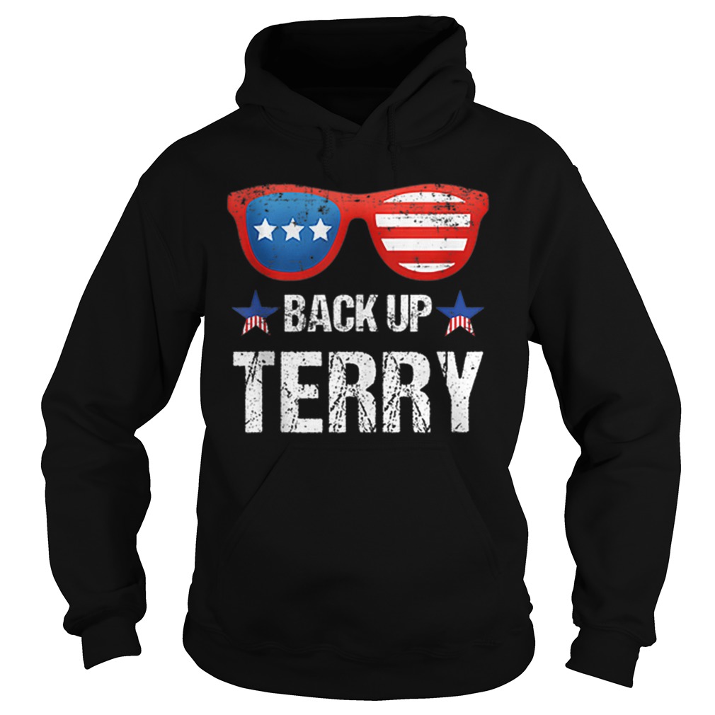 Back Up Terry American Flag 4th Of July Sunglasses Hoodie