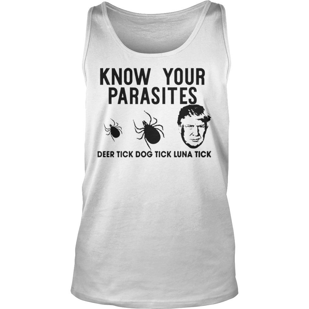 know your parasites luna tick shirt