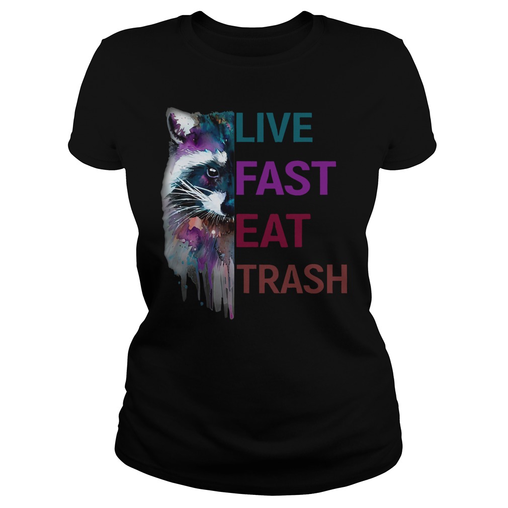 live fast roll trash shirt