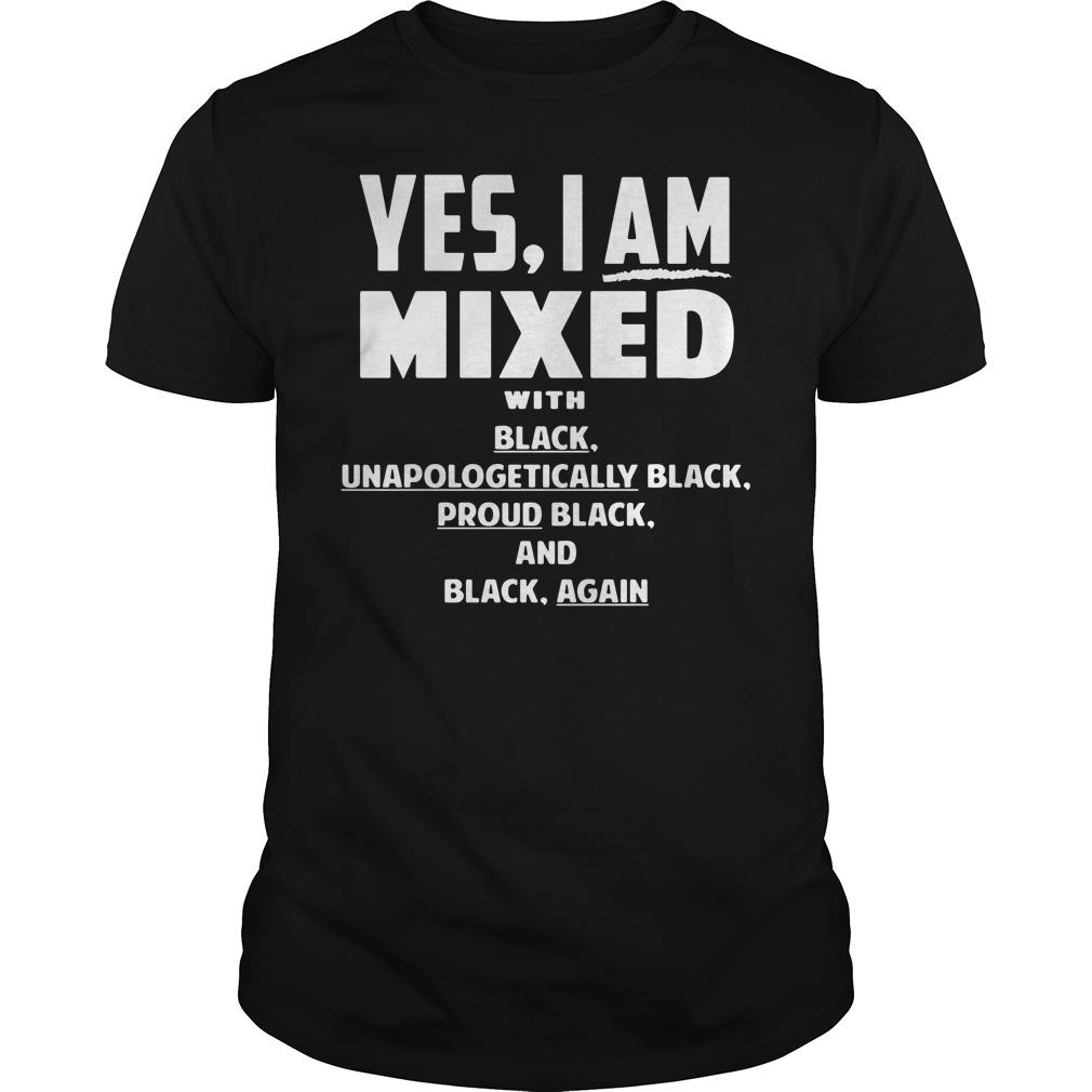 yes i am mixed with black shirt
