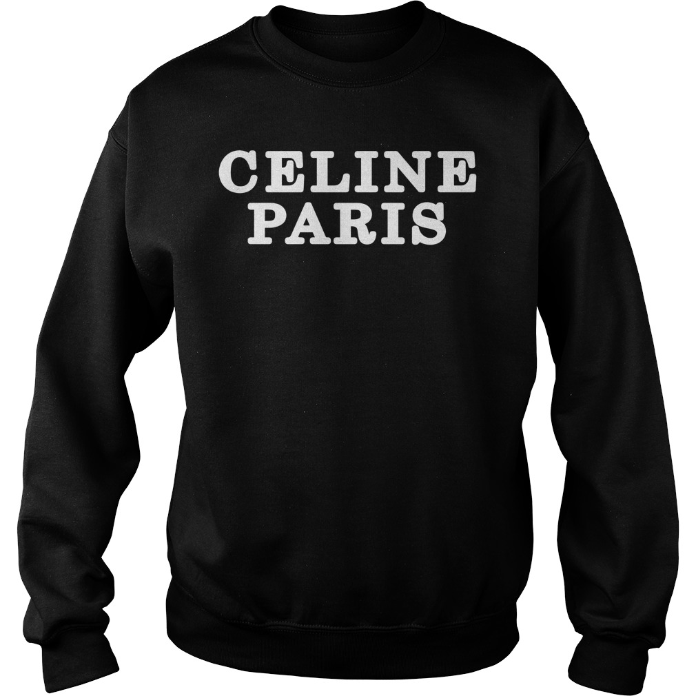 celine paris cropped sweatshirt