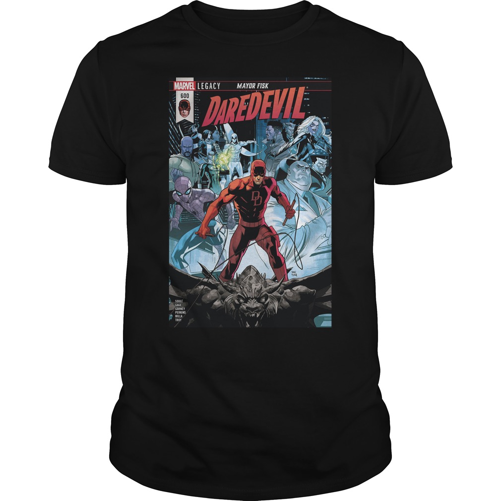 Official Back In Black Daredevil Shirt, Hoodie, Tank top and Sweater