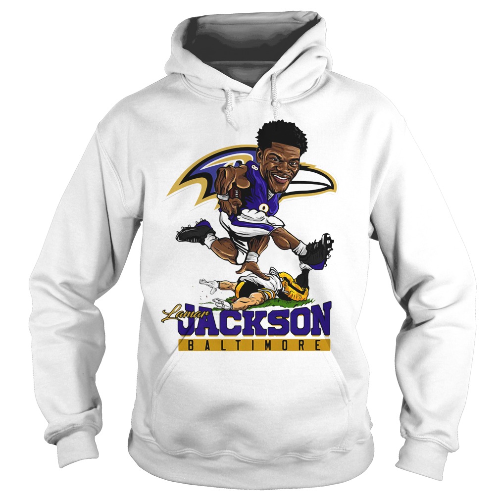 lamar jackson jersey hoodie