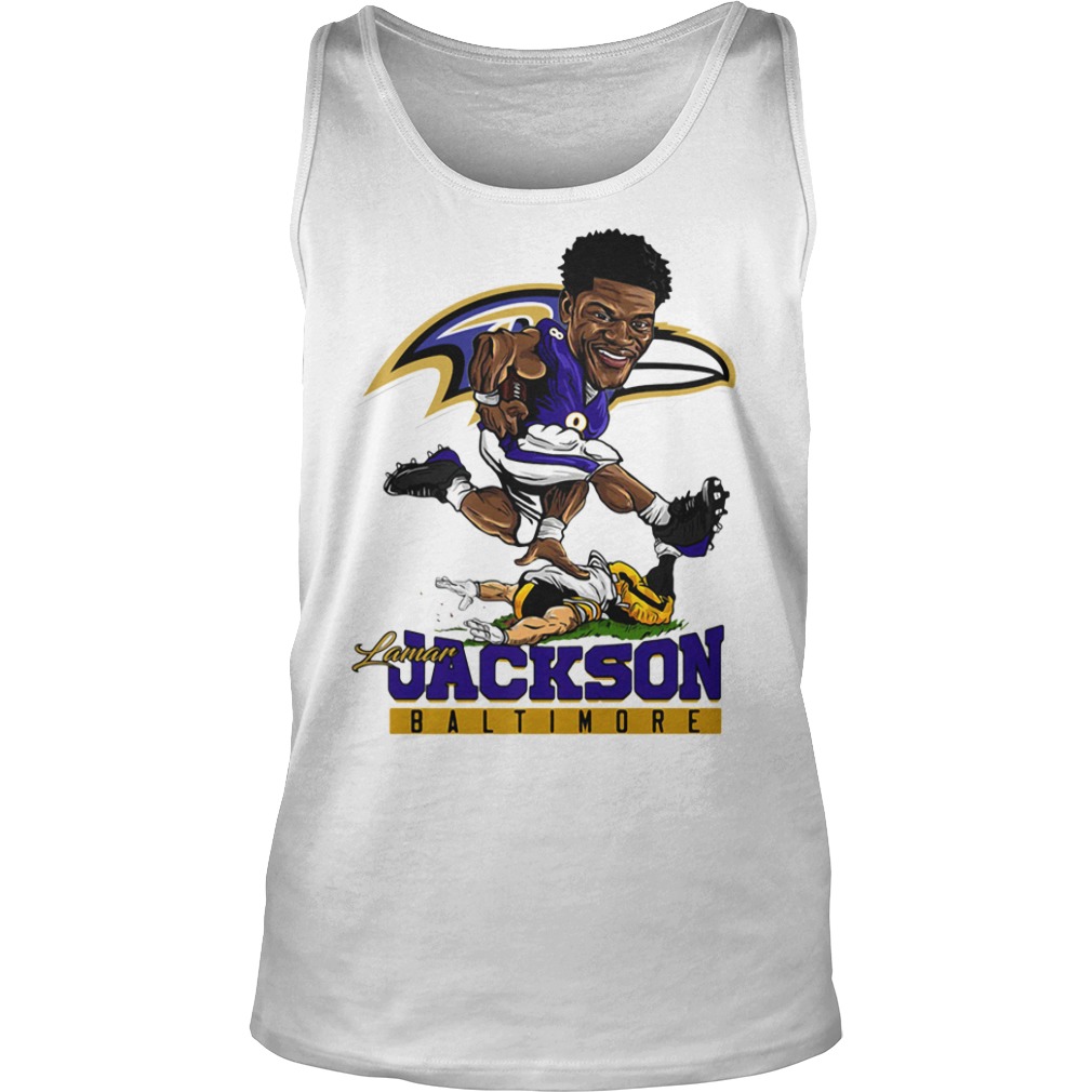 Lamar Jackson Mens Large Baltimore Ravens Jersey Shirt and Hoodie