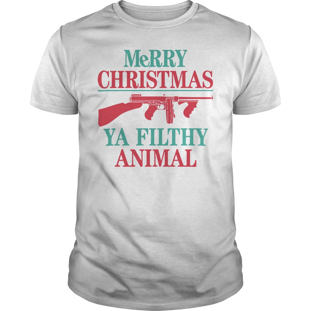 merry christmas ya filthy animal shirt jay jays