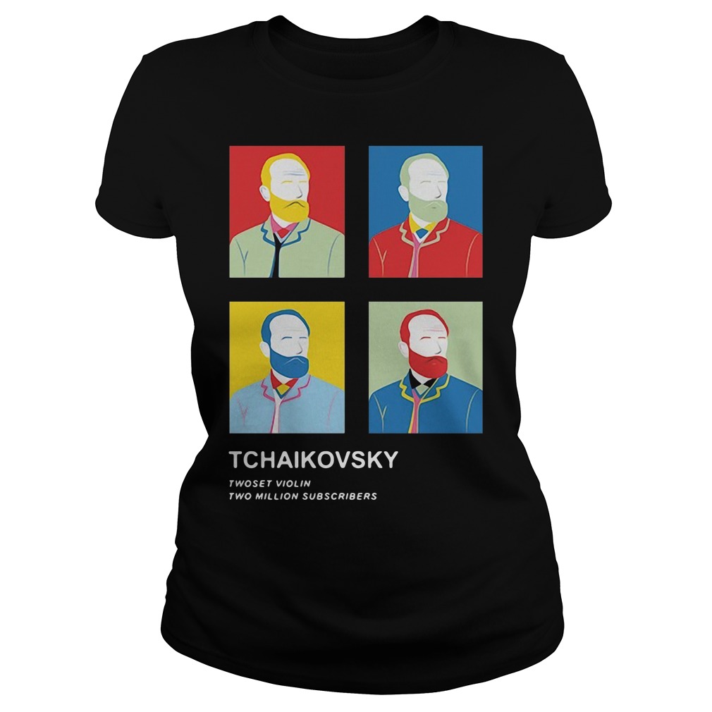 Tchaikovsky Twoset Violin Two Million Subscribers Shirt, hoodie