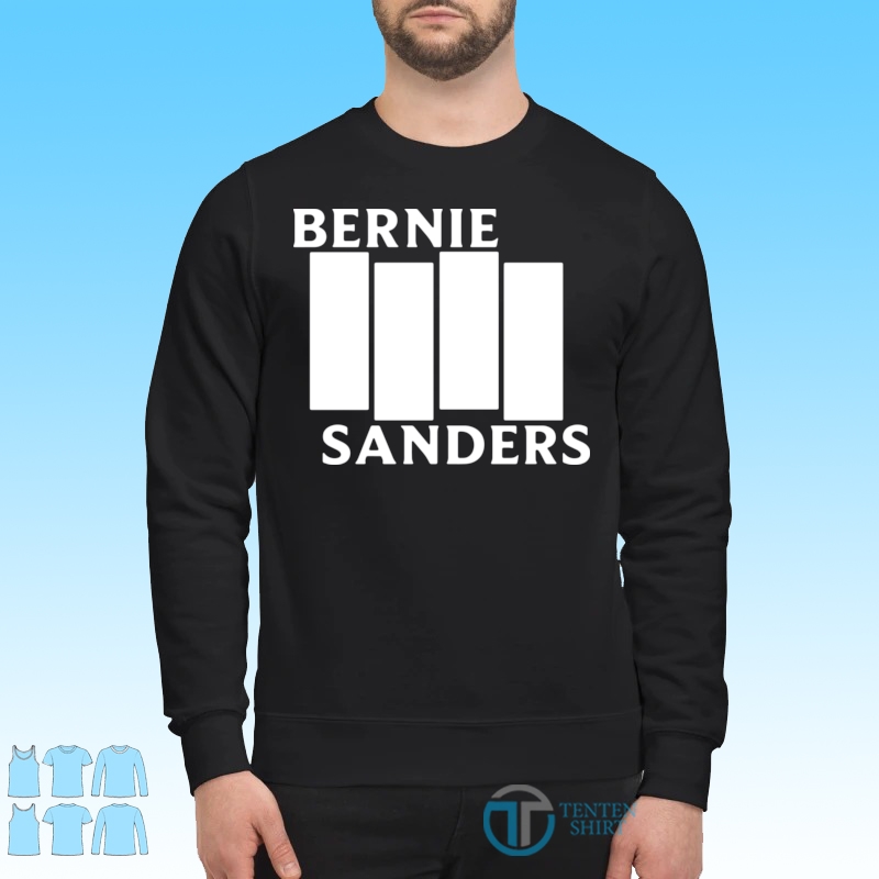 bernie sanders black flag shirt