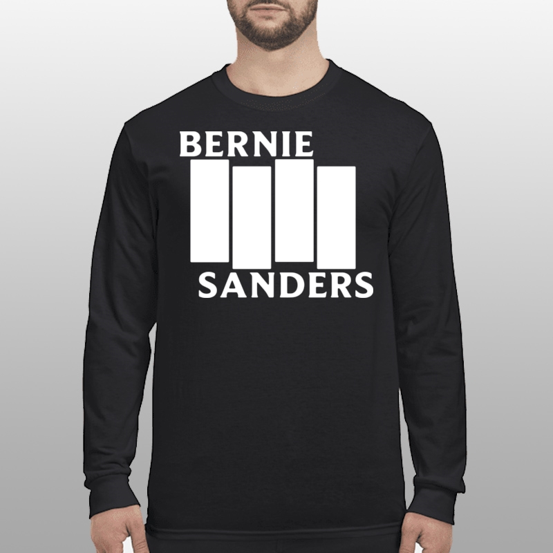 bernie sanders black flag shirt